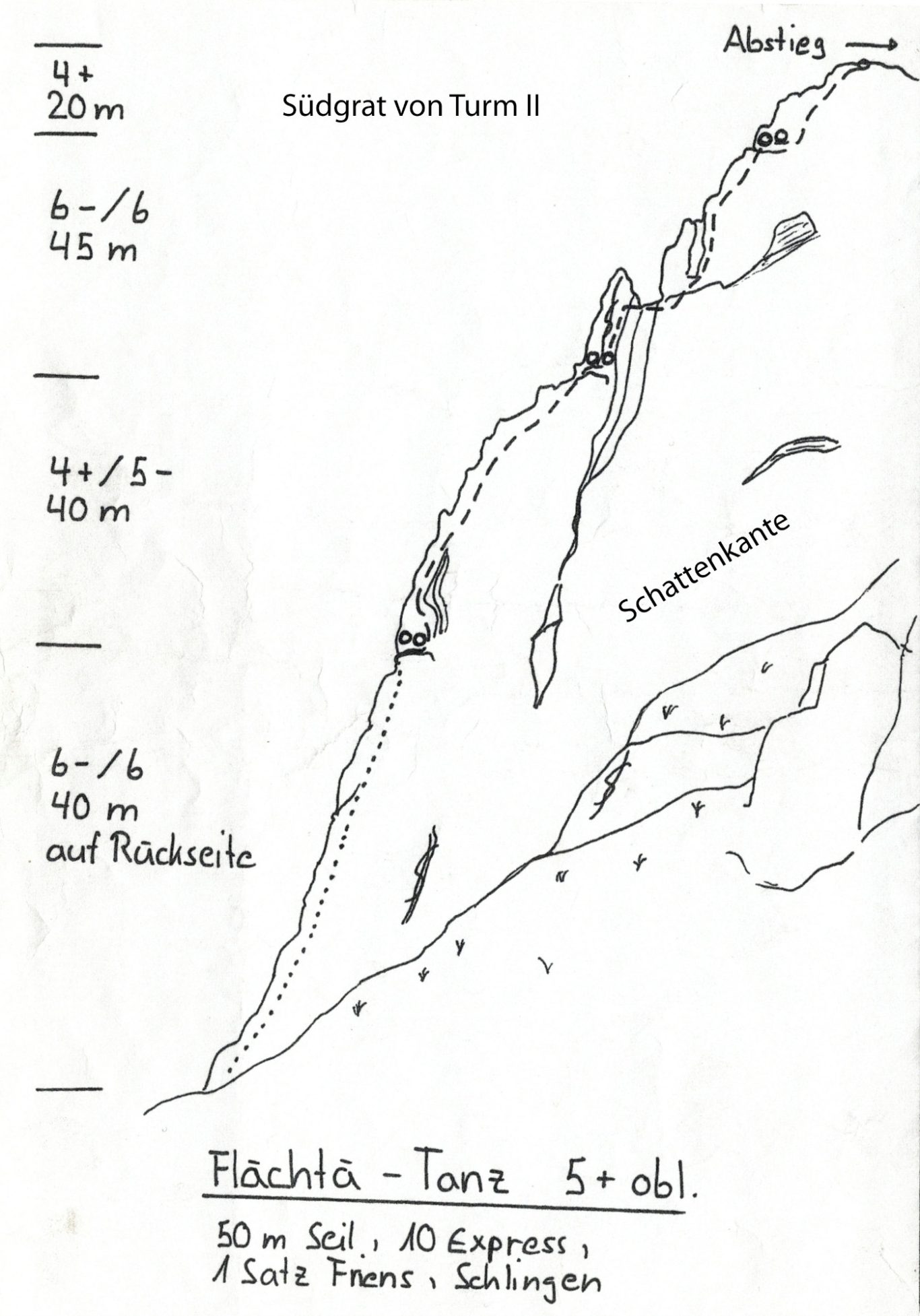 Flächtätanz Topo